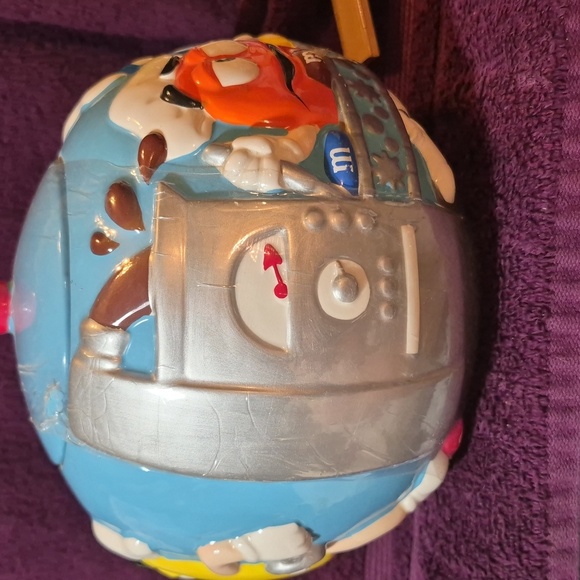 M&M'S Colorful Character Candy Jar, Cookie Jar- Blue, Orange, Green - Picture 6 of 8